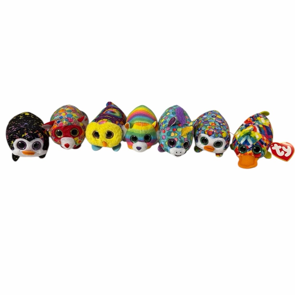 McDonald’s Happy 40th Birthday Happy Meal Toy Teenie Teeny Ty Plush Bundle of 7